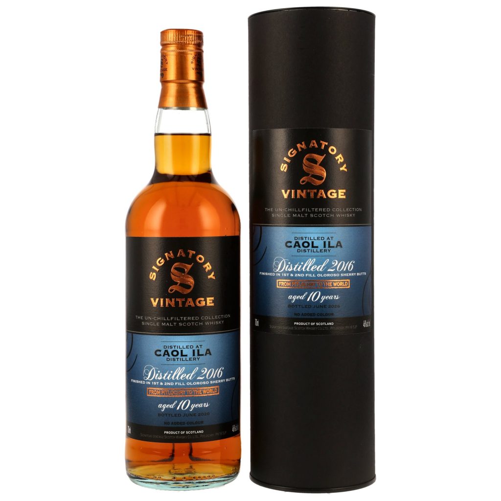 Caol Ila 10 Jahre 2016/2026 46% Signatory 0,7 Liter